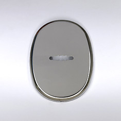 Накладка Интекрон БОН-СЭ овальная сувальдная без шторки хром