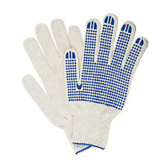 Перчатки х/б с ПВХ 5н.